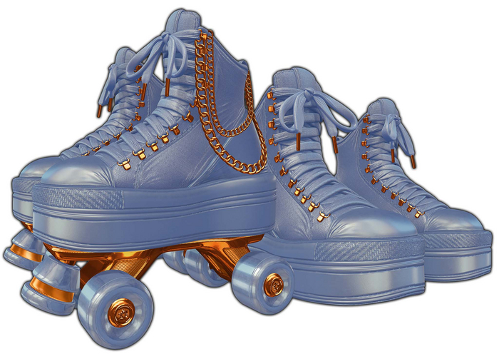 [BL] Rio roller skates // sky