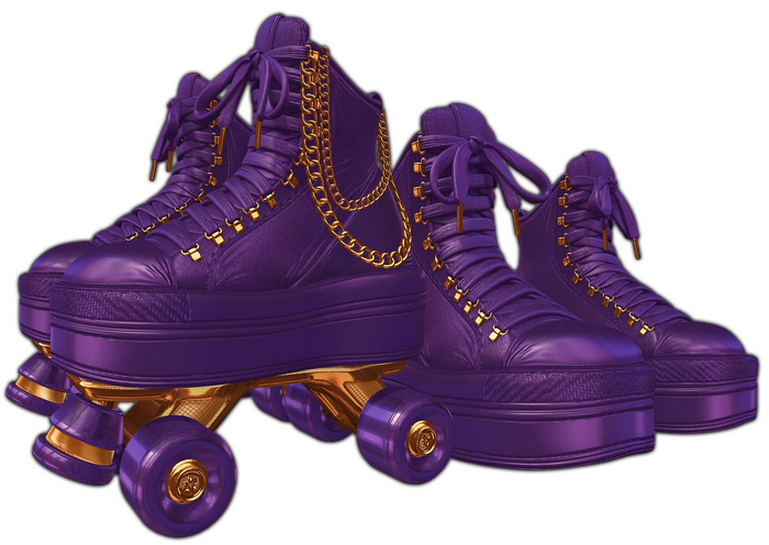 [BL] Rio roller skates // violet
