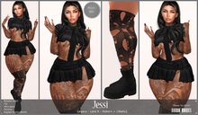 Dark Angel : Jessi Set - Black [Legacy - Lara X - Reborn|Waifu]