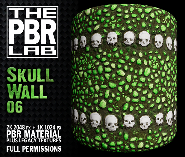 The PBR Lab - Skull Wall 06