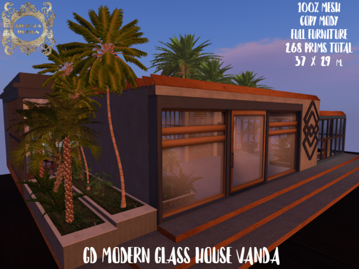 GD MODERN GLASS HOUSE VANDA