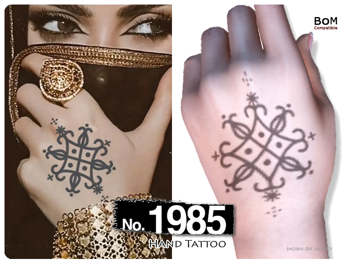 (Hand Tattoo) No.1985