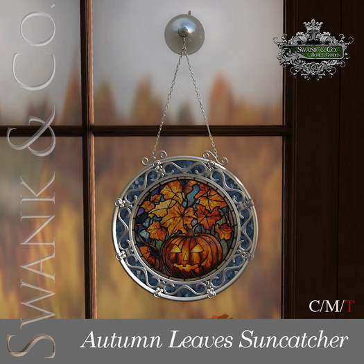 Swank & Co. Autumn Leaves Suncatcher