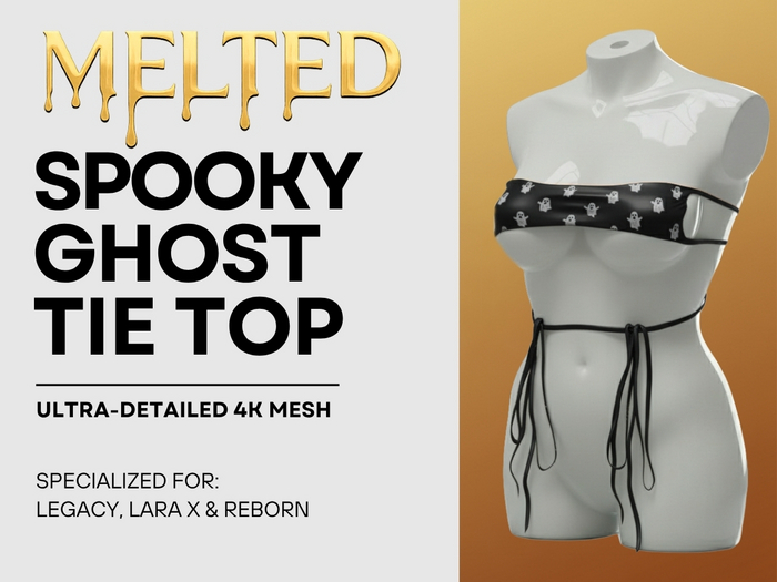 Ghost Tie Top - 4k Mesh [MELTED]