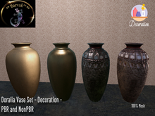 BARVAK - Doralia Vase Set - PBR and NonPBR - Add to unpack
