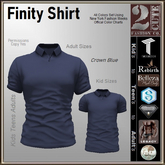 Finity Shirt [2cute] Crown Blue