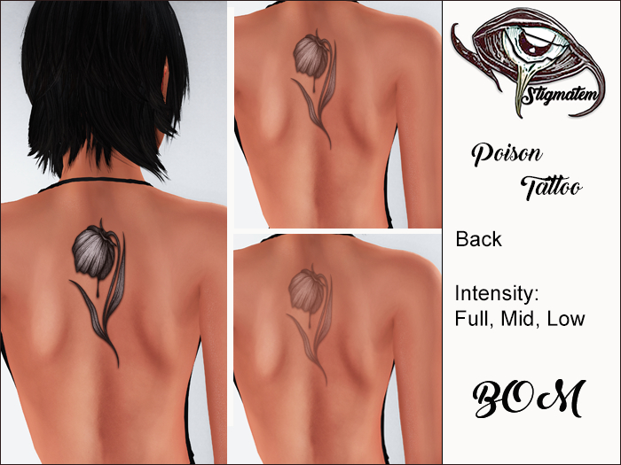 Stigmatem Poison Back BOM Tattoo