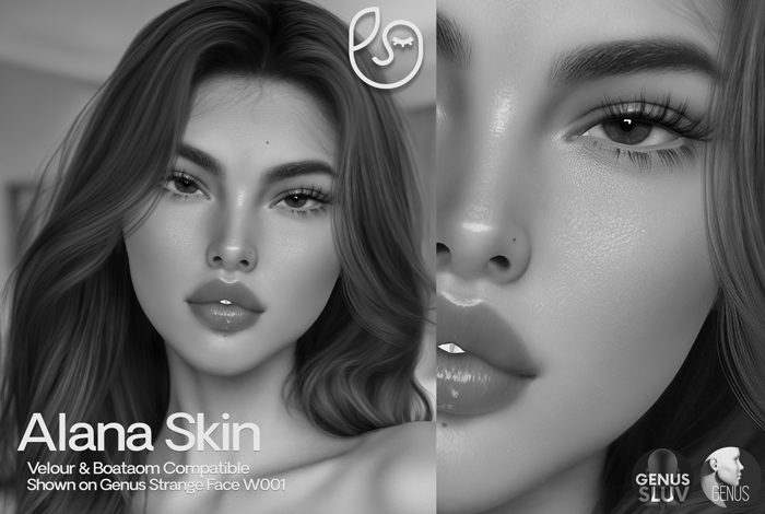 Second Life Marketplace - [OTHER FACES] Alana Skin (DEMO VELOUR)