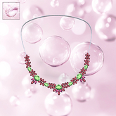 Green Berry Gemstones Necklace