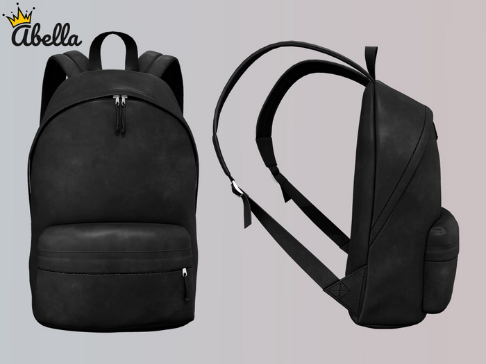 Full Perm  Leather Backpack