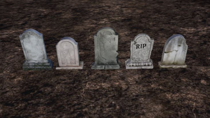 5 Tombstone Full Perm Mesh