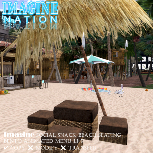 Social Snack Seating(brown wicker)