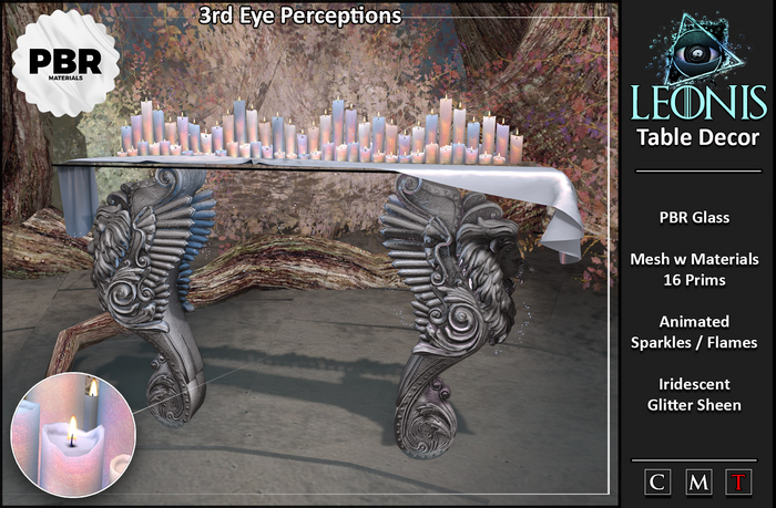 Leonis Table // PBR Glass