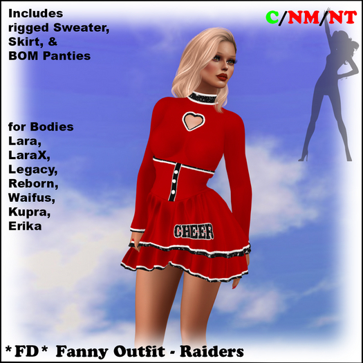 *FD* Fanny Outfit [Boxed] Raiders
