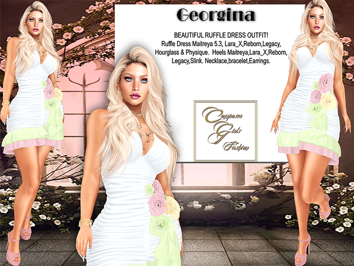 !CGF-*Georgina* Ruffle Dress Outfit