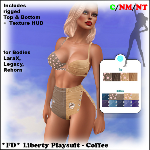 *FD* Liberty Playsuit [Boxed] Coffee