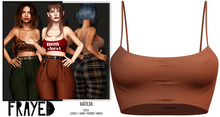 Frayed - Matilda Top - Rust