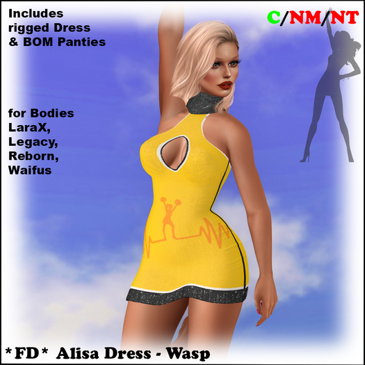 *FD* Alisa Dress [Boxed] Wasp