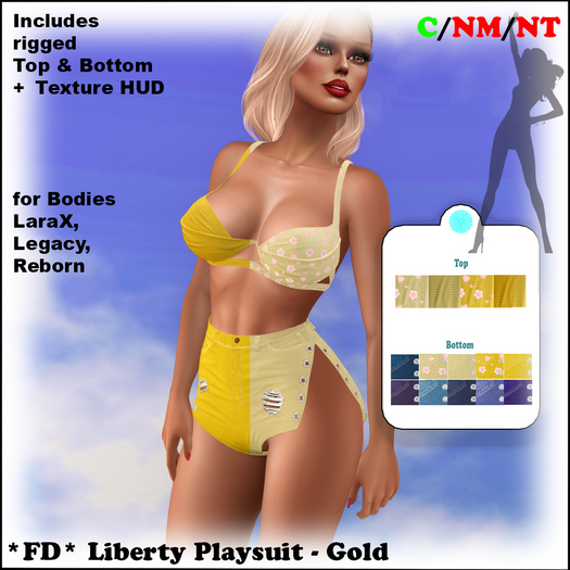 *FD* Liberty Playsuit [Boxed] Gold