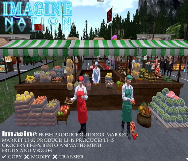 Imagine Fresh Produce Market Stall
