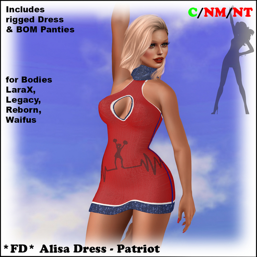 *FD* Alisa Dress [Boxed] Patriots