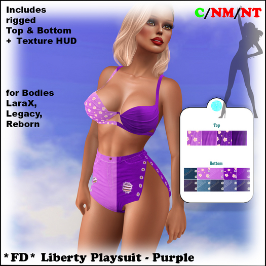 *FD* Liberty Playsuit [Boxed] Purple