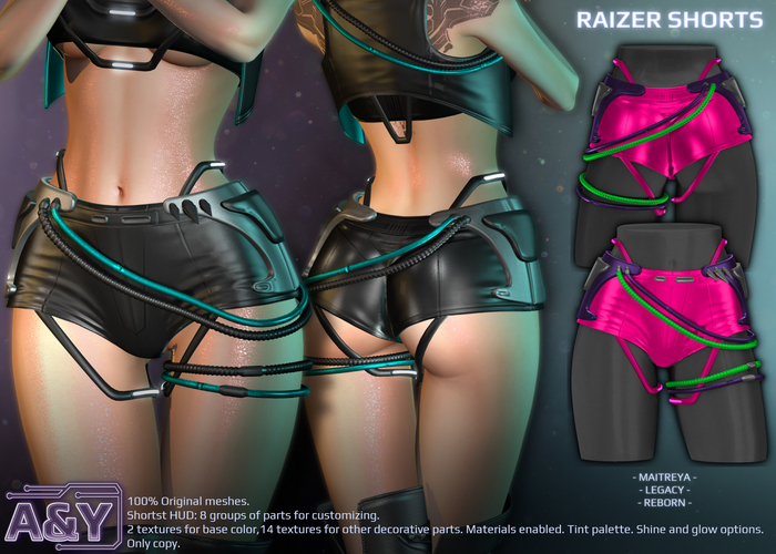 A&Y Raizer Shorts - Pink