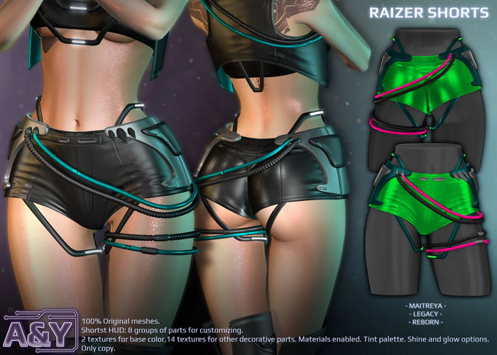 A&Y Raizer Shorts - Green