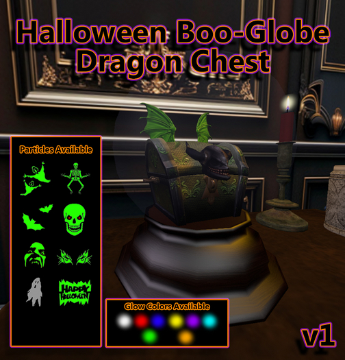 The Lions PAW Halloween Globe v1 - Dragon Chest Lg/Sm