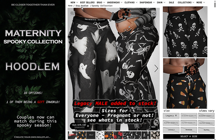 Hoodlem - Maternity Spooky Sweats Fatpack  (Male Legacy)