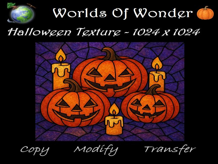 WoW Halloween Stained Glass Window Texture 