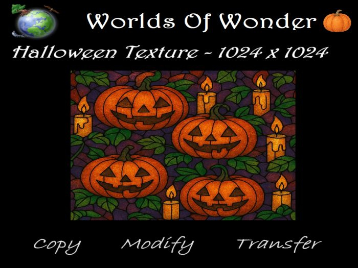 WoW Halloween Stained Glass Window Texture