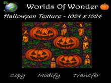 WoW Halloween Stained Glass Window Texture