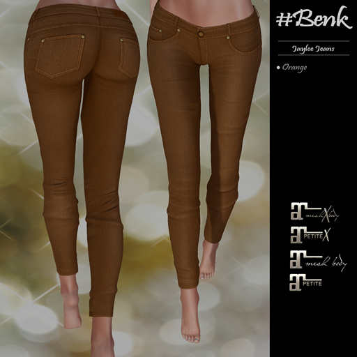 #Benk Jaylee Jeans [Package] #Orange