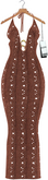 KLEIN''Ravina''Dress-Brick
