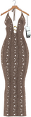 KLEIN''Ravina''Dress-Latte
