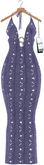 KLEIN''Ravina''Dress-Purple
