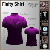 Finity Shirt [2cute] Purple Blend
