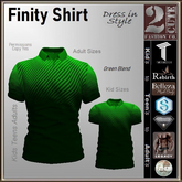 Finity Shirt [2cute] Green Blend-