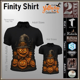 Finity Shirt [2cute] Spooky Jack-O-Lanterns-
