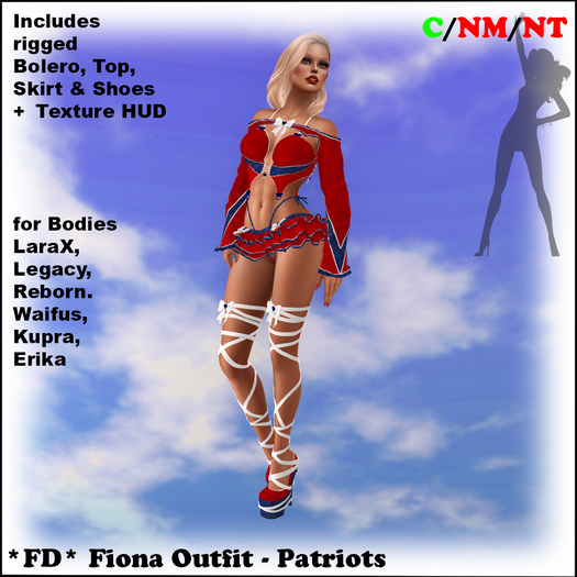 *FD* Fiona Outfit [Boxed] Patriots