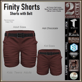 Finity Shorts [2cute] Hot Chocolate