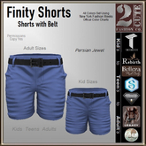 Finity Shorts [2cute] Persian Jewel