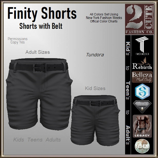 Finity Shorts [2cute] Tundora