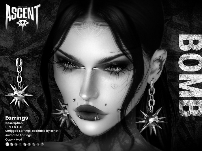 ASCENT - DEMO Bomb Earrings
