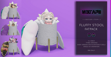 MIXTAPE Decor - fluffy stool - FP 