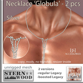 {JS} Necklace 'Globula' - silver - LEGACY male