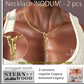 {JS} Necklace 'Nodum' - gold - LEGACY male