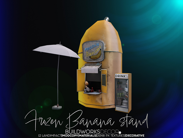 buildworksdecor ~ Frozen Banana Stand / Boxed