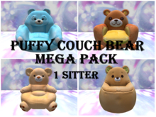 Puffy Couch Bear MEGA PACK